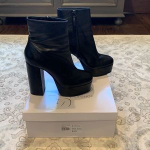 TopShop Hot Stuff Platform Ankle Boots